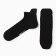 Male socks shortened, black color, size 27-29
