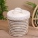 Wicker basket with a lid 27x27x35 cm