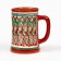 Mug Rishtan ceramics "patterns" 500 ml, red