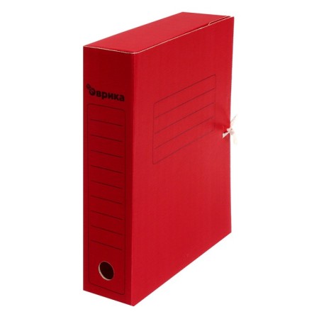 Archive folder with Calligrata ties, microhofrocard, 70 mm, up to 700 l, red-5
