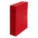 Archive folder with Calligrata ties, microhofrocard, 70 mm, up to 700 l, red