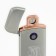 Electronic New Year's lighter "Cobra", for the New Year, Gray, 7.2 x 3.2 cm