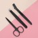 Set of manicure-cosmetic, 3 subjects, black
