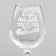 Ground glass "Aquarius" engraving, 350 ml