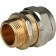 Adapter Stout SFS-0001-003426, 3/4 "x26 mm, external carcass, for metal-plast. Cripe, screw