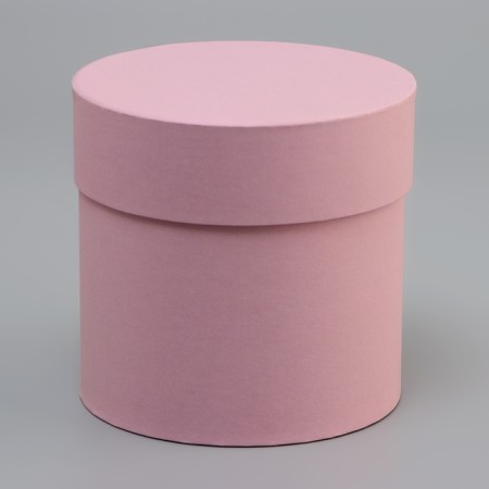 Set of round boxes 5 in 1 "dusty rose" 20 x 20 - 13 x 13 cm,-3