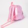 Baby backpack on lightning, pink color