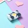 Hair elastic band "Fresh fruit" (set 25 pcs) 1.5 cm, black white