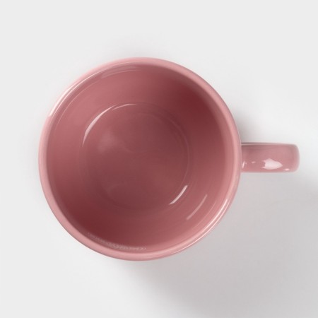 Ceramic mug "Smeshariki", 270 ml, pink color-3