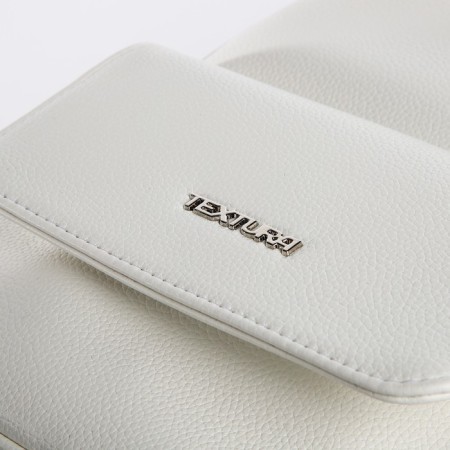 Women's backpack city, Textura, white color-6