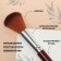 Makeup brush, 14 (+/- 1) cm, brown color