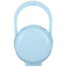 A container for storing and sterilizing children's nipples and dummy, blue color