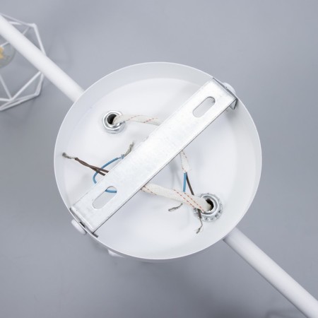 Louisiana lamp 3x60W E14 white/chrome-9