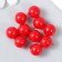 Decor for creativity plastic "Pomegranate ball with loop" 1.2x1.2 cm set 10 pcs