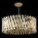 Suspended Citilux “Ingvar” CL334283, 60x60x45 cm, 8x60W, E14, brown color