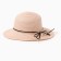 Women's hat with bowing minaku pink color, rr 56-58