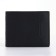 Male purse without fastening, black color