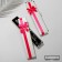 Gift box for a bracelet/chain/clock "Raspberry", 21 × 4, white-pink color