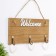Decorative tree hooks "Three hearts. Welcome" mix 20x10x2.5 cm