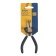 Mini curved long tundra, nickelled, rubberized handles, 125 mm