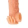 Kokos nozzle is realistic with additional stimulation, TPE, bodily, 15.6 cm, s