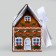 Box a gift New Year's folding "gingerbread house", 15 x 18 x 10 cm, New Year