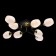 Olympia chandelier, size 77x14x77 cm, 320W 8xe14 IP 20