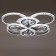 Causteen with PDU 1840/8SL LED 160W 3000-6000k Dimmer silver 53x53x10 cm Bayerlux