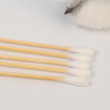 Cotton buds. Package 300 pcs., Tip - classic, cotton/bamboo (stick)-2