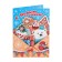 Postcard-Mini "Happy New Year!" glitter, bear in an envelope
