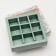 Box for 9 sweets with a shell "Rose" with a window, 14.5 x 14.5 x 3.5 cm