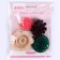 Set for creativity: Decor made of felt and set of beads "Flower mood"