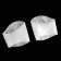 Shoes for shoes, shock -absorbing, cuff, silicone, 9 × 9 cm, pair, white color