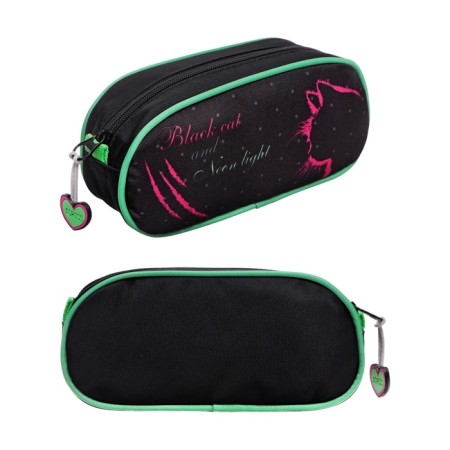 School backpack by Ergon. Spray Across 178 35*26*14 Virgo + Pen, Burner Cher/Rose 24-178-6-13