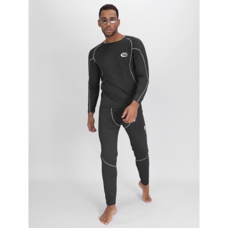 Male thermal underwear, size 46-48, dark gray color-10
