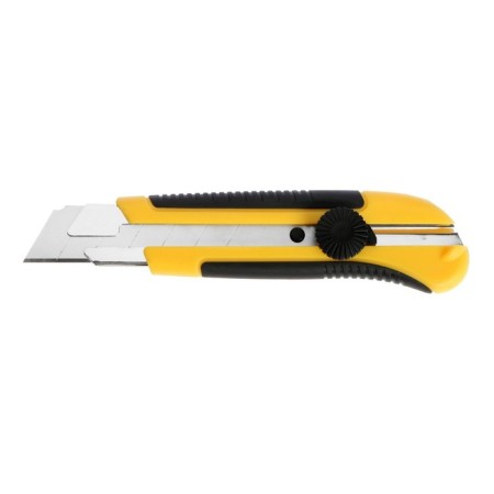 Knife universal tundra, 2K case, metal guide, screw lock, 25 mm-5