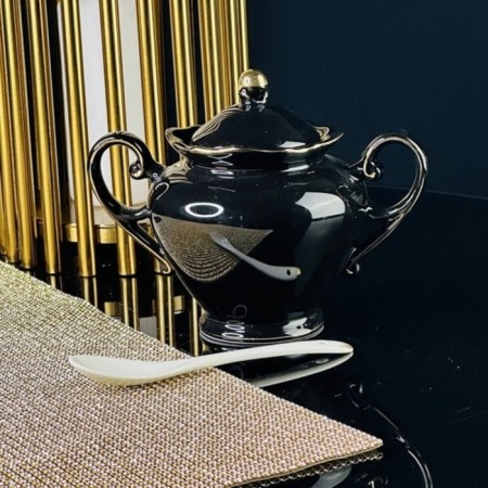 Sugar with spoon Lenardi Noir