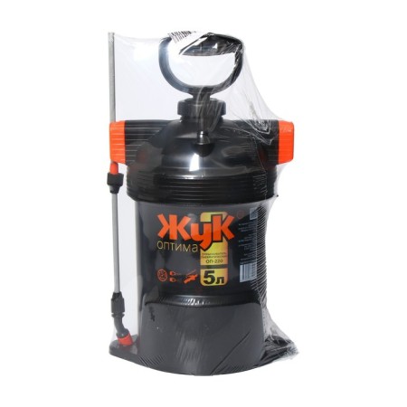 Pompovoy sprayer, 5 liters, thermal shrinkage, plastic brandpoite, “bug”-6