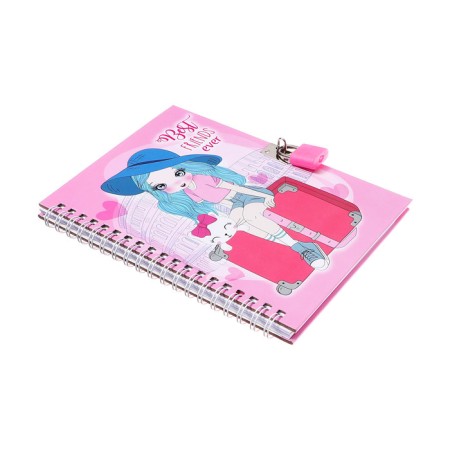 Gift notebook, 45 sheets, line, on the castle, on the crest, travel (17.8x13cm),-3