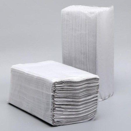 Paper towels, V-explosions, 23x20 cm, 35 g/m2, 200 pcs, gray-1