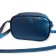 Cross-Bodi bag, lightning department, color blue-metal "feathers"