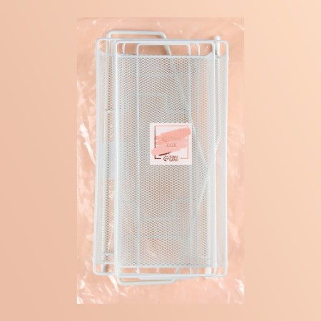 Organizer for storing cosmetics/accessories, two -level, 35 × 17 × 8 cm, white color-6