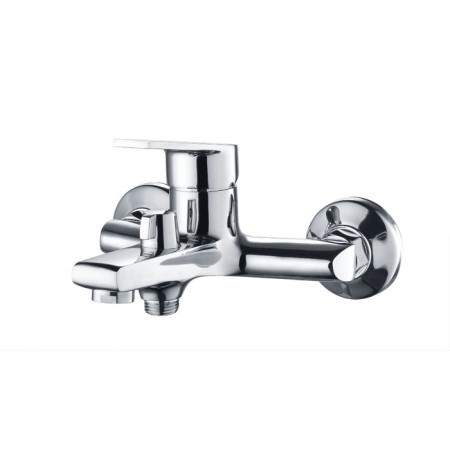 Bath mixer "RMS" SL132-009E, pour 95 mm, shower set, zinc, chromium