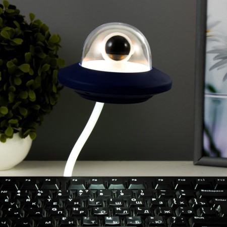 Night -on -Flying Base 1,2w from USB Blue 10.3x6.6x35.6 cm Risalux-2