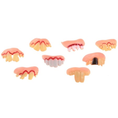 Fun "Rotten teeth", Mix colors
