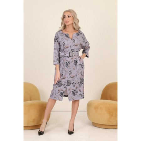 Women's dress, size 46, gray color