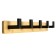 Hangers with five hooks Cappio VC105, black color