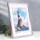 Photo frame plastic "Palette" 21x30 cm, silver, with a leg