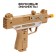 The Uzi automatic machine, light and sound effects, works from batteries, mix