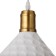 Lamp "Chekaka" E27 40W White-gold 24x24x17-117 cm